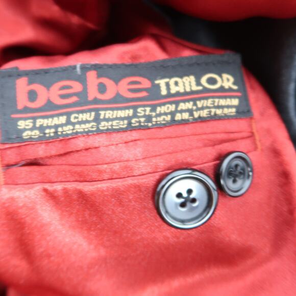 Custom Black Blazer Jacket by Be Be Tailor Hoi An, Vietnam S - Picture 5 of 5